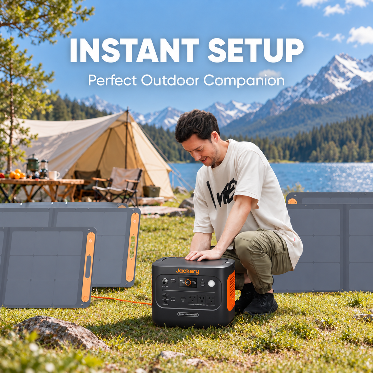 200W Portable Foldable Solar Panel with Stand