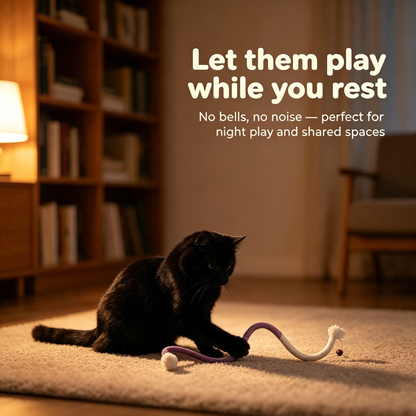 Flexible Sisal Rope Cat Chew Toy, Interactive Catnip Rope Toy for