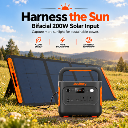 1070Wh Solar Generator Kit + FREE 200W Solar Panel