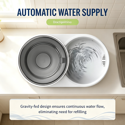 Gravity Automatic Pet Water Dispenser 3L for Cats &amp; Small Dogs