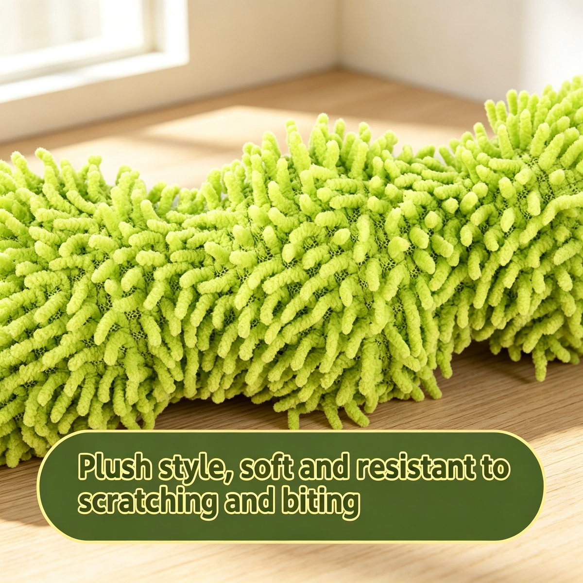 Caterpillar Plush Catnip Crinkle Cat Toy